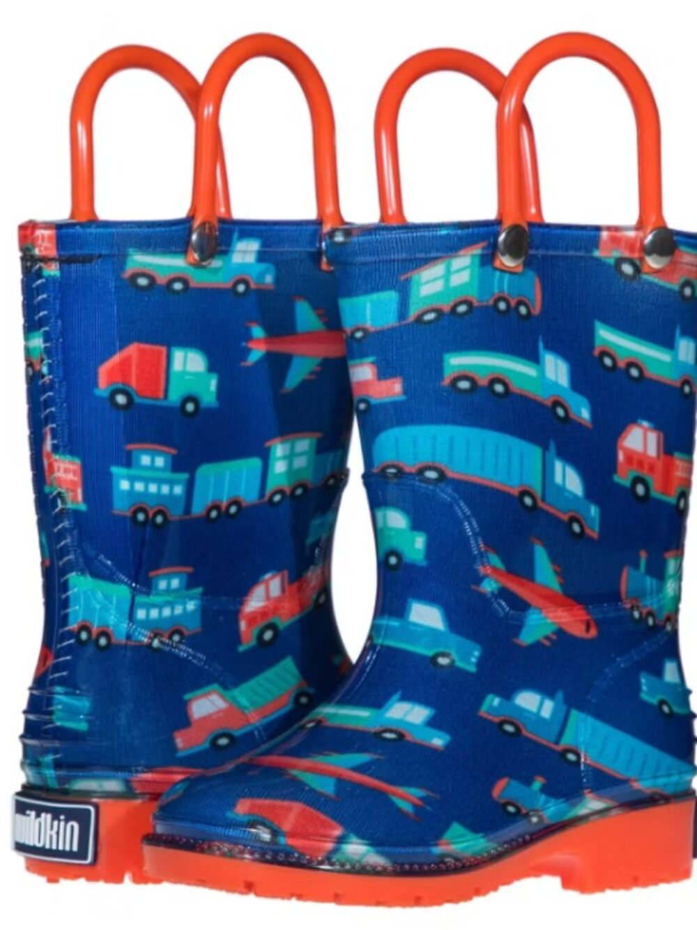 Wildkin Kids Waterproof Pull On Rain Boots, Size 10T